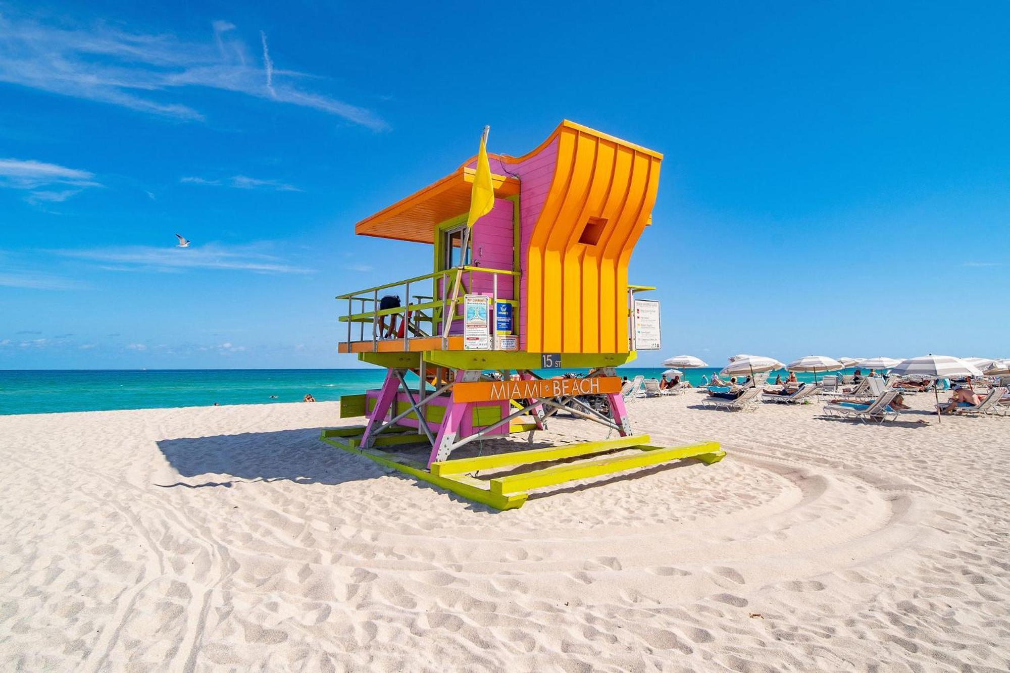 Beachy 1 B/R, W/2 Queen Beds, On Ocean Drive Beach 迈阿密海滩 外观 照片