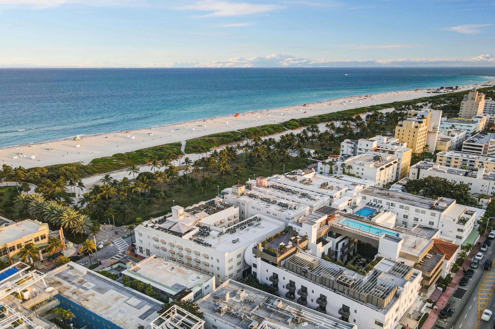 Beachy 1 B/R, W/2 Queen Beds, On Ocean Drive Beach 迈阿密海滩 外观 照片